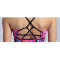 Lady Clothing Custom Digital Printing Stringer Yoga Tank Top